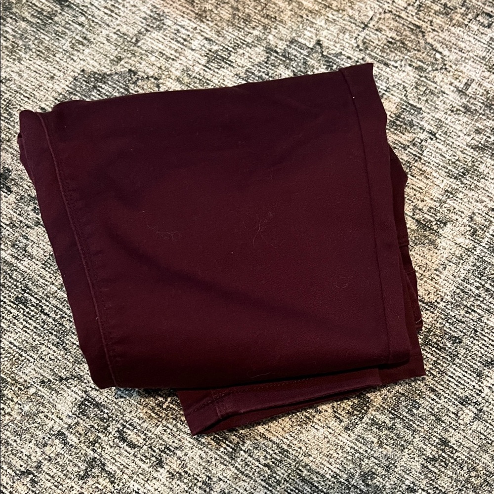 Design Lab Lord & Taylor Maroon Jeans - Picture 4 of 4